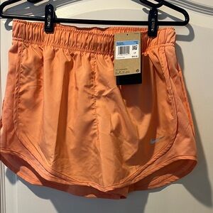 New Nike Women's Athletic Shorts in Bright Orange